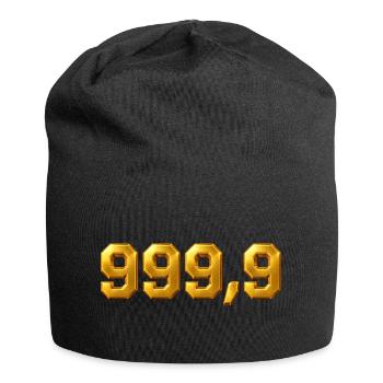 Fine gold 999.9 - Jersey Beanie - black - Front