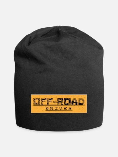 Offroad Fahrer Geländelook - Jersey-Beanie - Schwarz