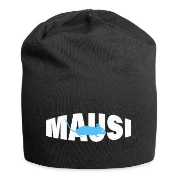 MAUSI - Jersey-Beanie - Schwarz - Vorne