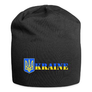 Ukraine - Jersey-Beanie - Schwarz - Vorne