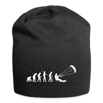Kitesurfen Kitesurf Kitesurfer Kiteboard - Jersey-Beanie - Schwarz - Vorne