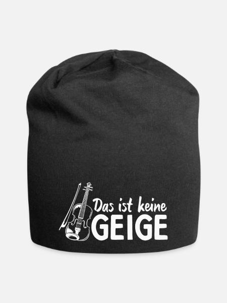 Bratsche Viola Orchester Musiker Bratschist - Jersey-Beanie - Schwarz