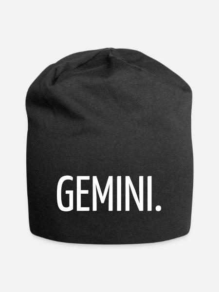 Gemini - Jersey Beanie - black