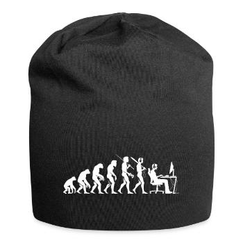 Evolution Gamer – Vom Urmenschen zum Zocker - Jersey-Beanie - Schwarz - Vorne