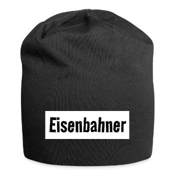 Railroad Fan Train Rails Lover - Jersey Beanie - black - Front