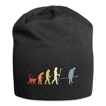 Bäcker Evolution Retro Look - Jersey-Beanie - Schwarz - Vorne