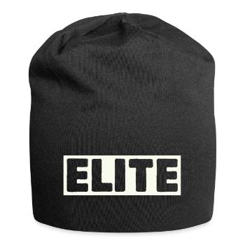Maillot Elite Lettering - Bonnet en jersey - noir - Devant