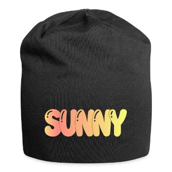 Sunny Retro Gradient - Jersey-Beanie - Schwarz - Vorne