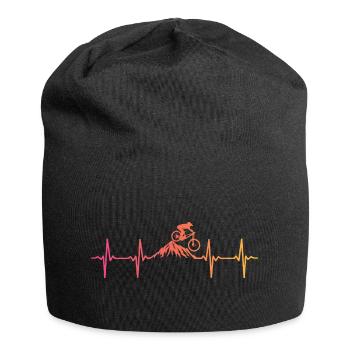 Mountainbike Heartbeat Sunset Mountainbike - Jersey-Beanie - Schwarz - Vorne