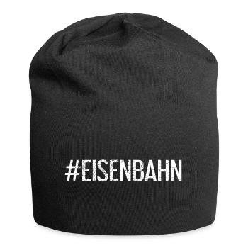Eisenbahn - Jersey-Beanie - Schwarz - Vorne