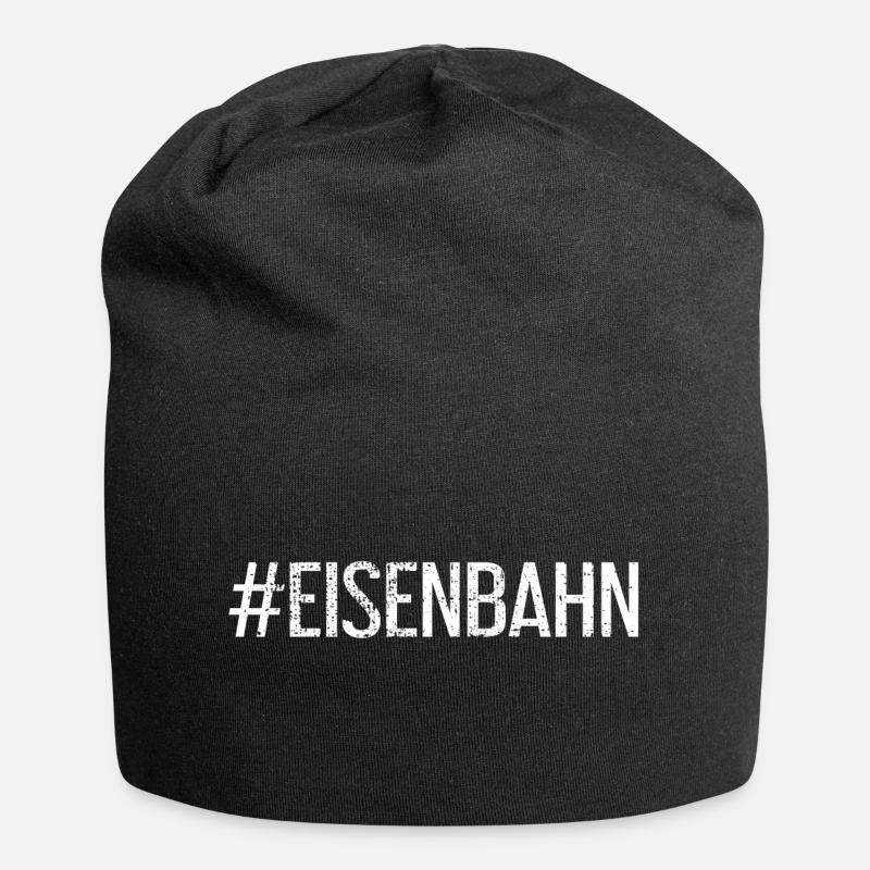 Eisenbahn - Jersey-Beanie - Schwarz