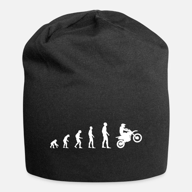 Cross Motorrad Wheely – Evolution - Jersey-Beanie - Schwarz
