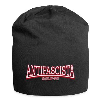 ANTIFASCIST always - Jersey Beanie - black - Front