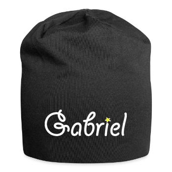 Gabriel - Jersey-Beanie - Schwarz - Vorne