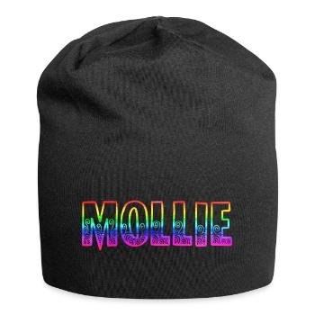 mollie rs rainbow - Jersey Beanie - black - Front