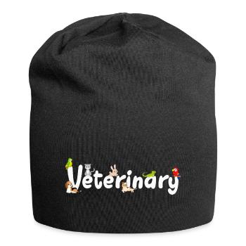 Vétérinaire Vétérinaire - Bonnet en jersey - noir - Devant