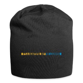beautiful day for learning - Jersey-Beanie - Schwarz - Vorne