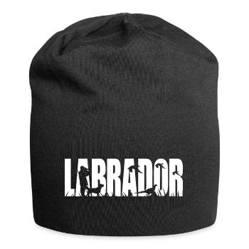 LABRADOR Jagdhund Jagdhunde Labbi Wilsigns - Jersey-Beanie - Schwarz - Vorne