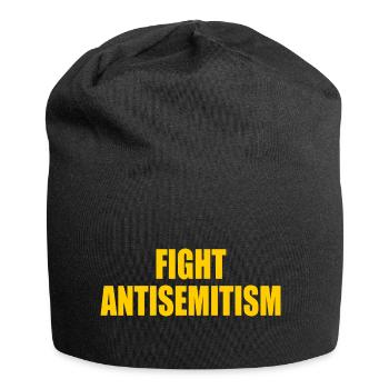 fight antisemitism - Jersey Beanie - black - Front