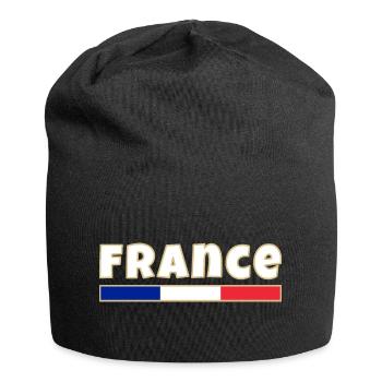 France, French flag - Jersey Beanie - black - Front