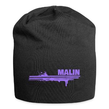 Cadeau pour Malin - Bonnet en jersey - noir - Devant