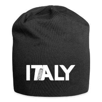 Italy Leaning Tower of Pisa Italians Italy - Jersey Beanie - black - Front