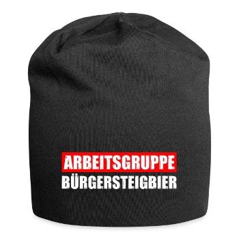 Bürgersteigbier OKF Ortskontrollfahrt - Jersey-Beanie - Schwarz - Vorne