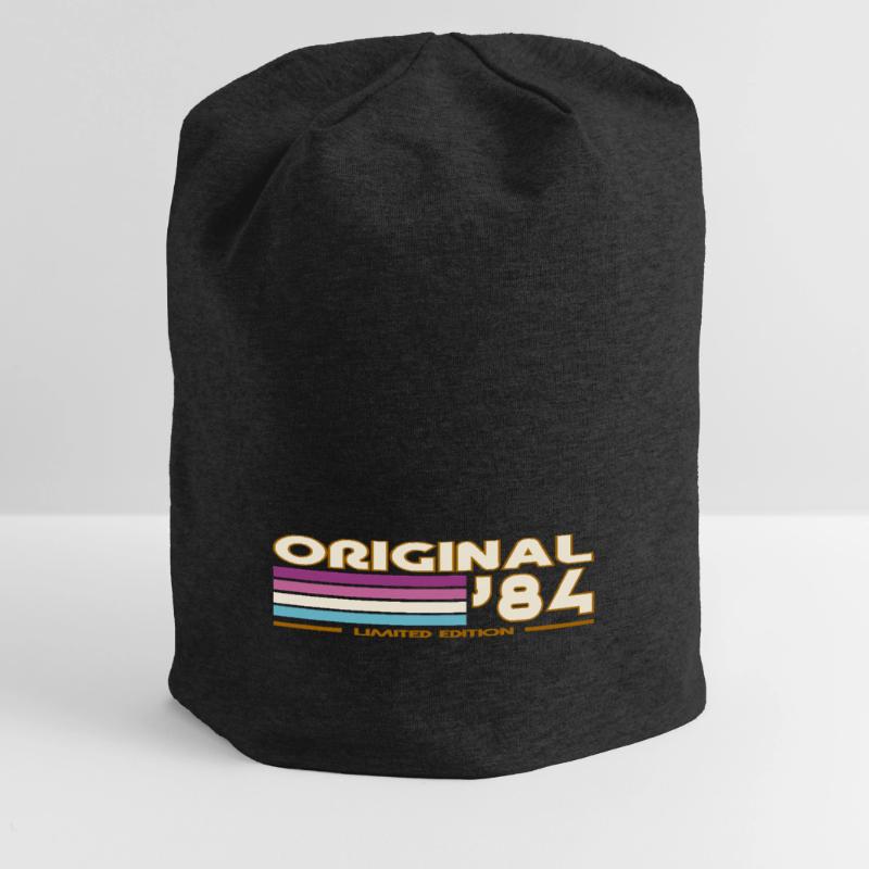 Originale 84 Pastellstreifen Jersey-Beanie