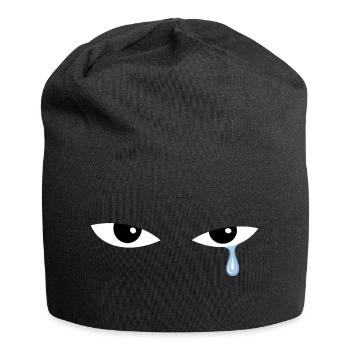 La Larme Bleue - Bonnet en jersey - noir - Devant