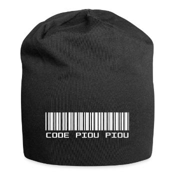 PIOU PIOU CODE - Jersey Beanie - black - Front