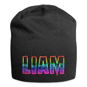 liam rs regenbogen - Jersey-Beanie - Schwarz - Vorne