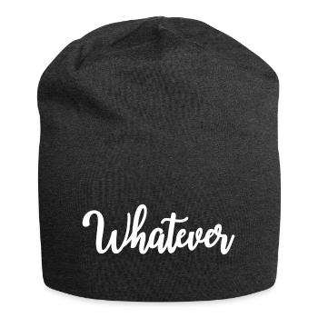 Whatever - Jersey-Beanie - Anthrazit - Vorne