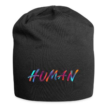 humain LGBT coloré rgb cadeau cadeau d’anniversaire - Bonnet en jersey - noir - Devant