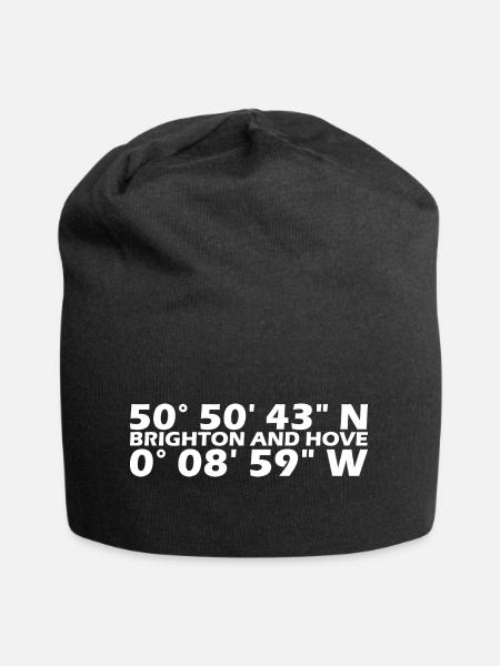Brighton and Hove coordinates - Jersey Beanie - black