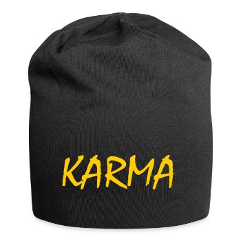 Karma - Bonnet en jersey - noir - Devant