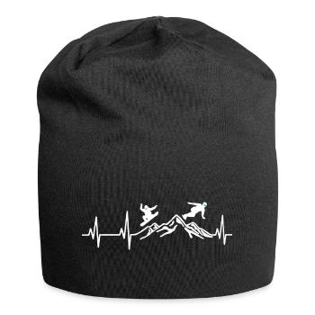 Snowboard Snowboarder Snowboarden - Winterurlaub - Jersey-Beanie - Schwarz - Vorne