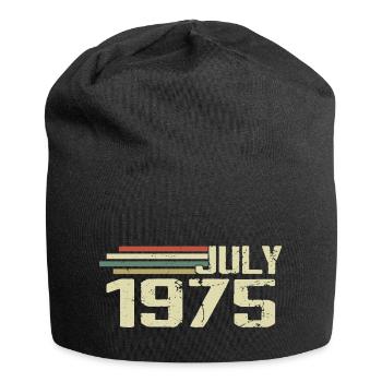 Birthday July 1975 Year 1975 July Year 1975 - Jersey Beanie - black - Front