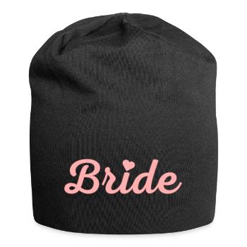 Équipe Bride ! Personnalisable - Bonnet en jersey - noir - Devant