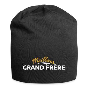 Design Inspiré par la Fraternité Solidaire - Bonnet en jersey - noir - Devant