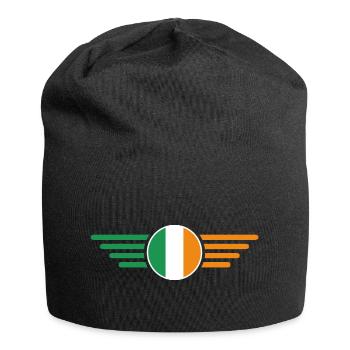 I Love Ireland Elegance Style Design T-Shirt - Jersey Beanie - black - Front