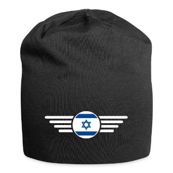 I Love Israel Elegance Style Design T-Shirt - Jersey Beanie - black - Front
