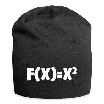 f(x) mathematische Gleichung - Jersey-Beanie - Schwarz - Vorne