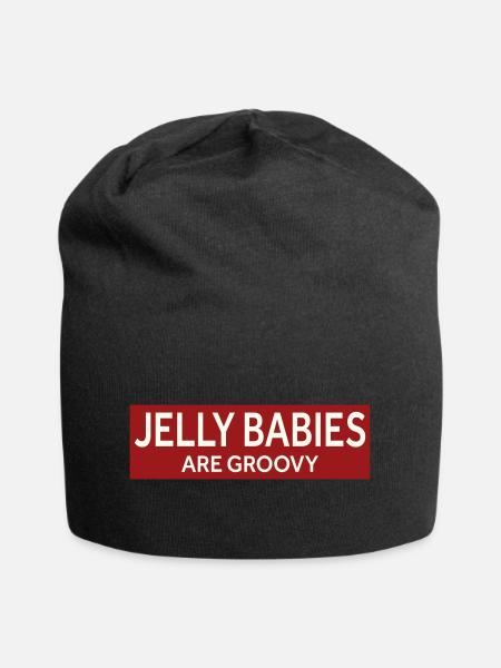 JELLY BABIES ARE GROOVY - Jersey-Beanie - Schwarz