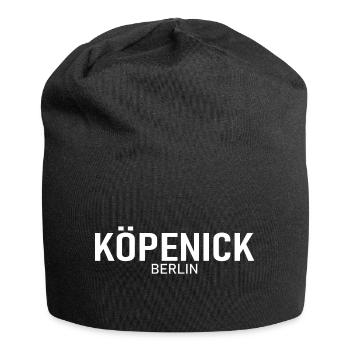Köpenick - Berlin - Bezirk - Deutschland - Jersey-Beanie - Schwarz - Vorne