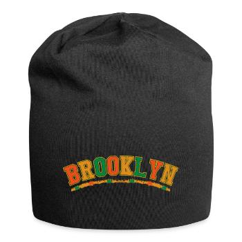 Brooklyn Varsity Bow Emblem - Jersey Beanie - black - Front