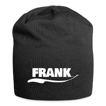 Frank - Jersey-Beanie - Schwarz - Vorne