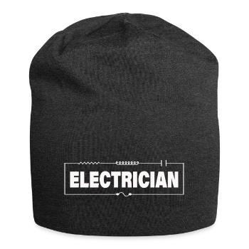 Électricien - Bonnet en jersey - charbon - Devant
