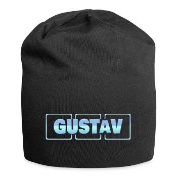 Gustav Blau - Jersey-Beanie - Schwarz - Vorne
