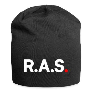 Nichts zu berichten - Jersey-Beanie - Schwarz - Vorne
