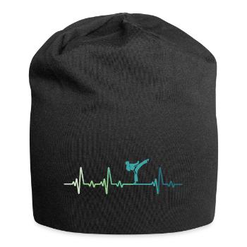 Karate Kara-Te Heartbeat Karate - Jersey Beanie - black - Front